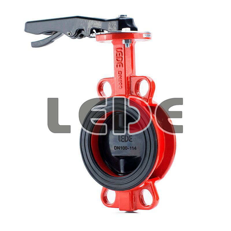 自密(mi)封手(shou)柄對(dui)夾中(zhong)線蝶(die)閥